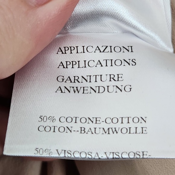 Aquilano Rimondi Made in Italy 3/4 Sleeve Wool Blend Pleated Dress Women's 42-M - Picture 15 of 15